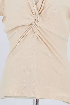 T-shirt Sézane Beige en Coton