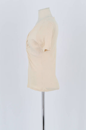 T-shirt Sézane Beige en Coton