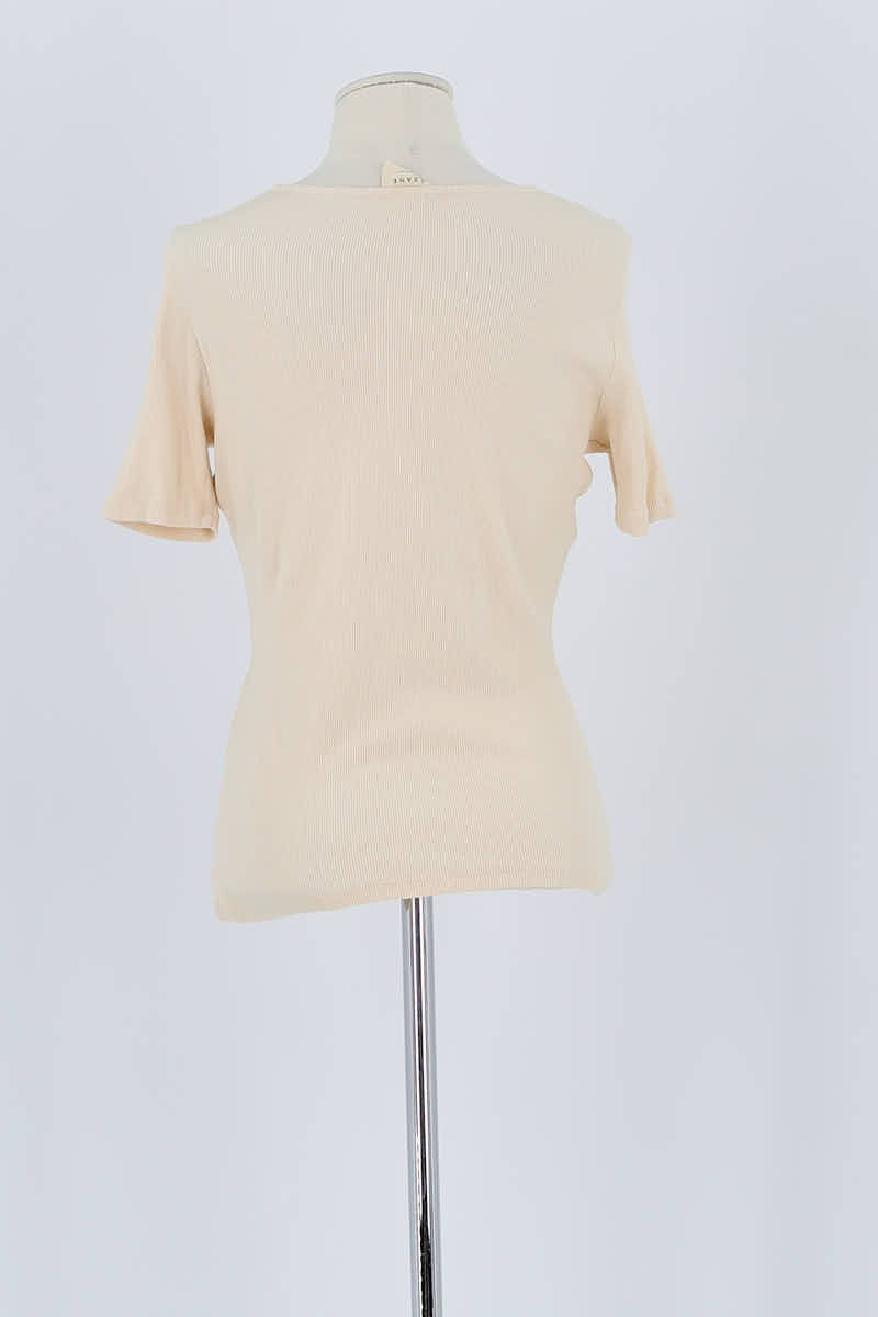 T-shirt Sézane Beige en Coton