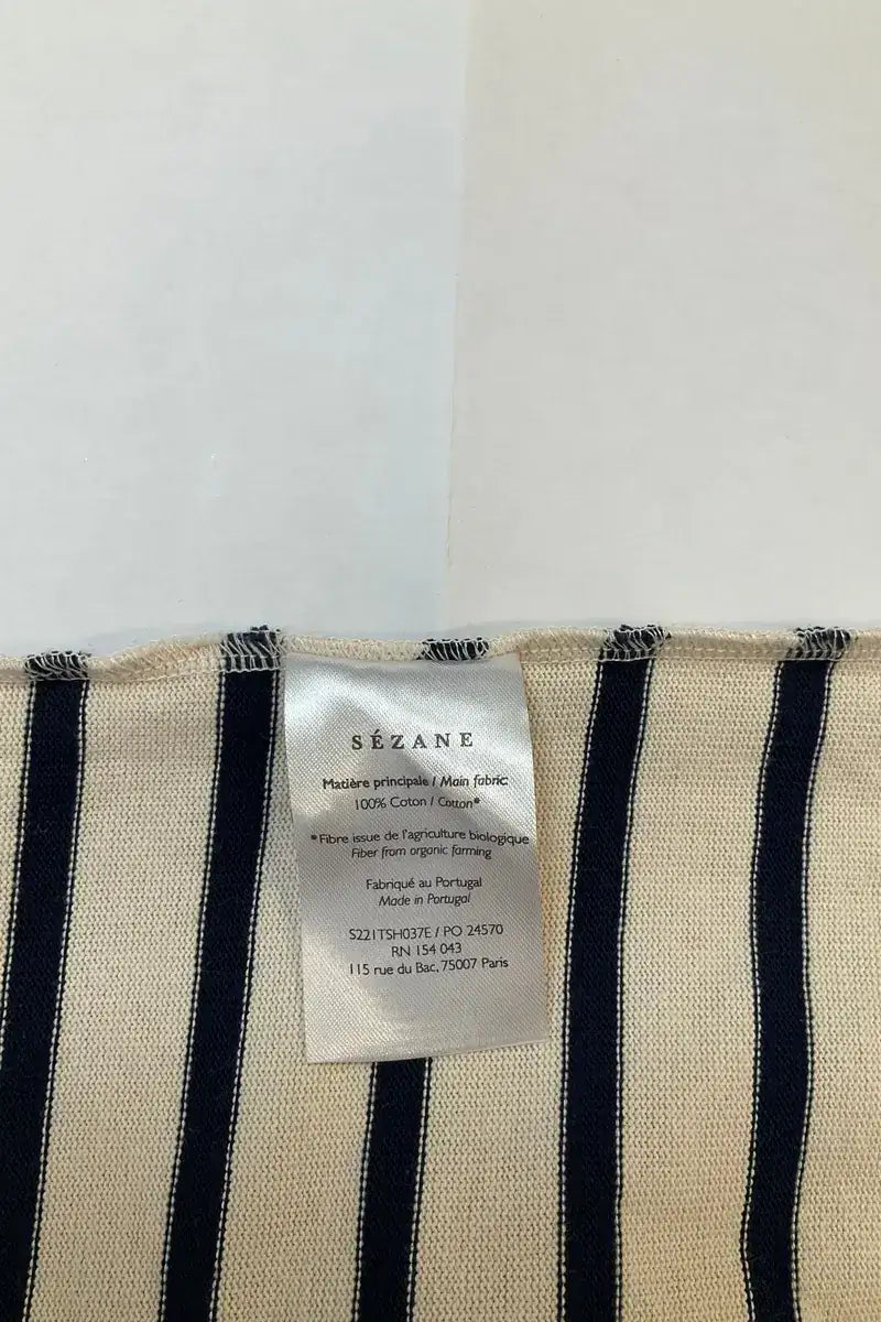 T-shirt Sézane Beige en Coton