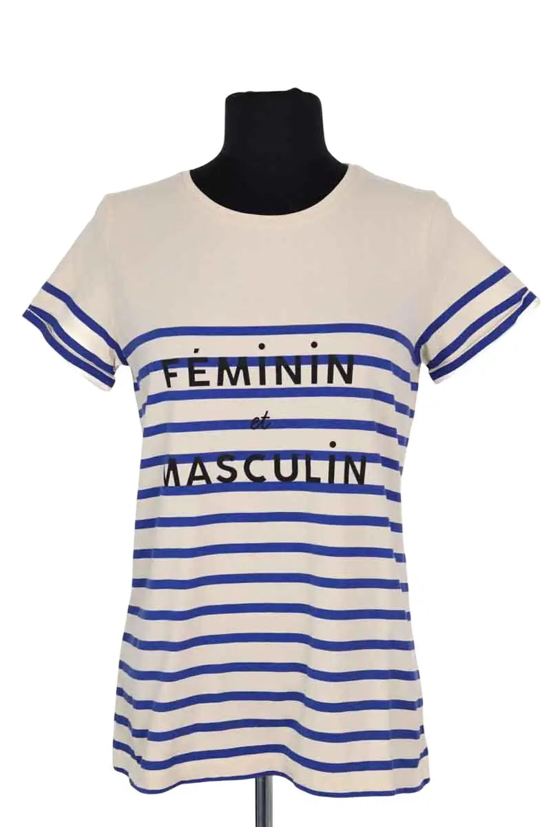 T-shirt Sézane Beige en Coton, taille S - Seconde Main