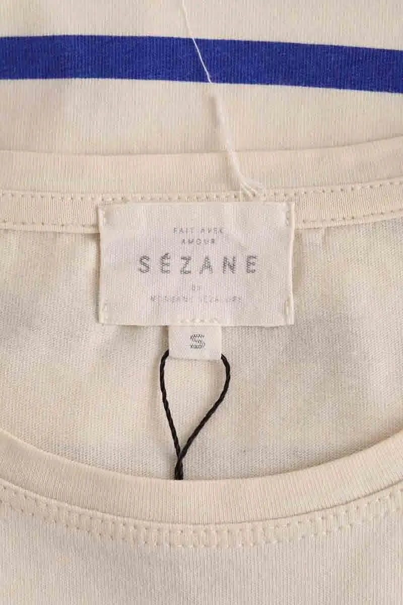 T-shirt Sézane Beige en Coton