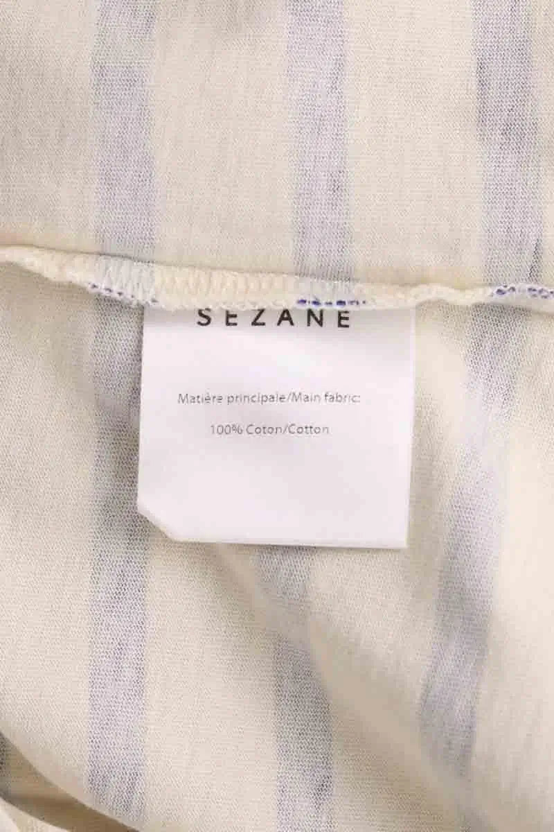 T-shirt Sézane Beige en Coton