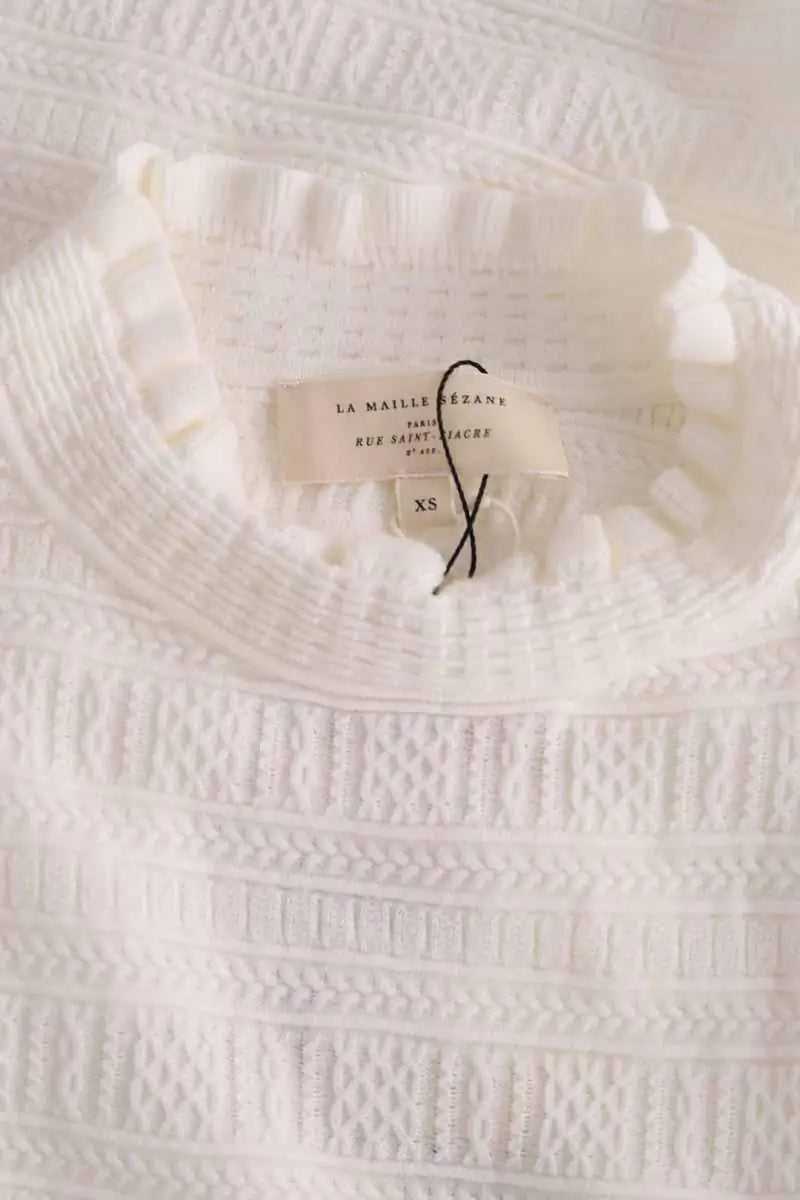 T-shirt Sézane Beige en Coton