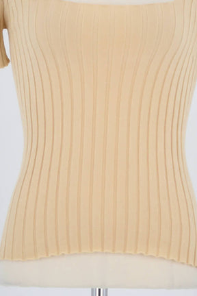T-shirt Sézane Beige en Laine