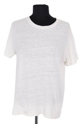 T-shirt Sézane Blanc en Coton, taille M - Seconde Main