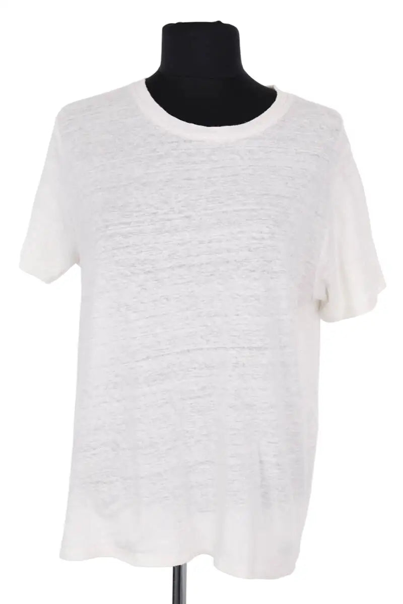 T-shirt Sézane Blanc en Coton, taille M - Seconde Main
