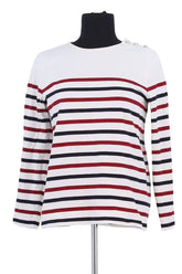 T-shirt Sézane Blanc en Coton, taille M - Seconde Main