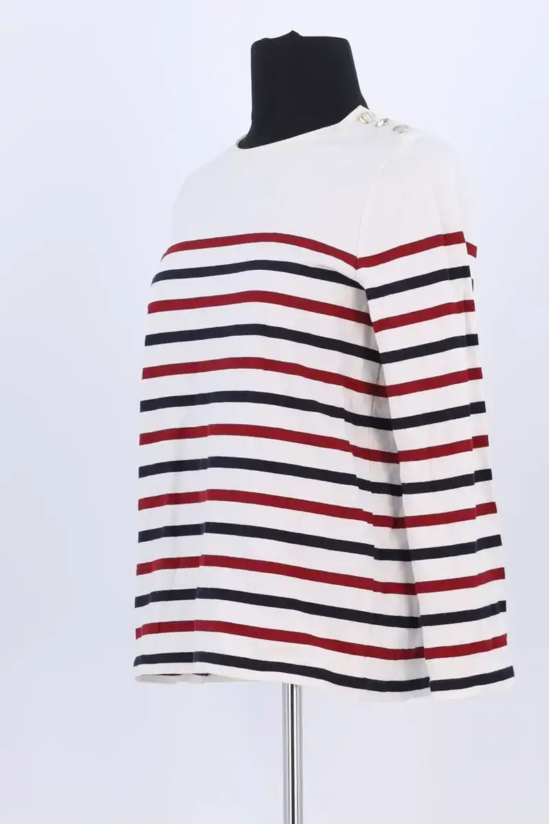 T-shirt Sézane Blanc en Coton
