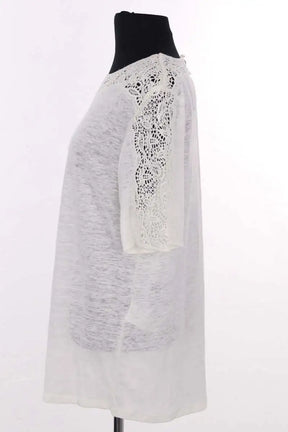 T-shirt Sézane Blanc en Coton