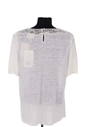 T-shirt Sézane Blanc en Coton