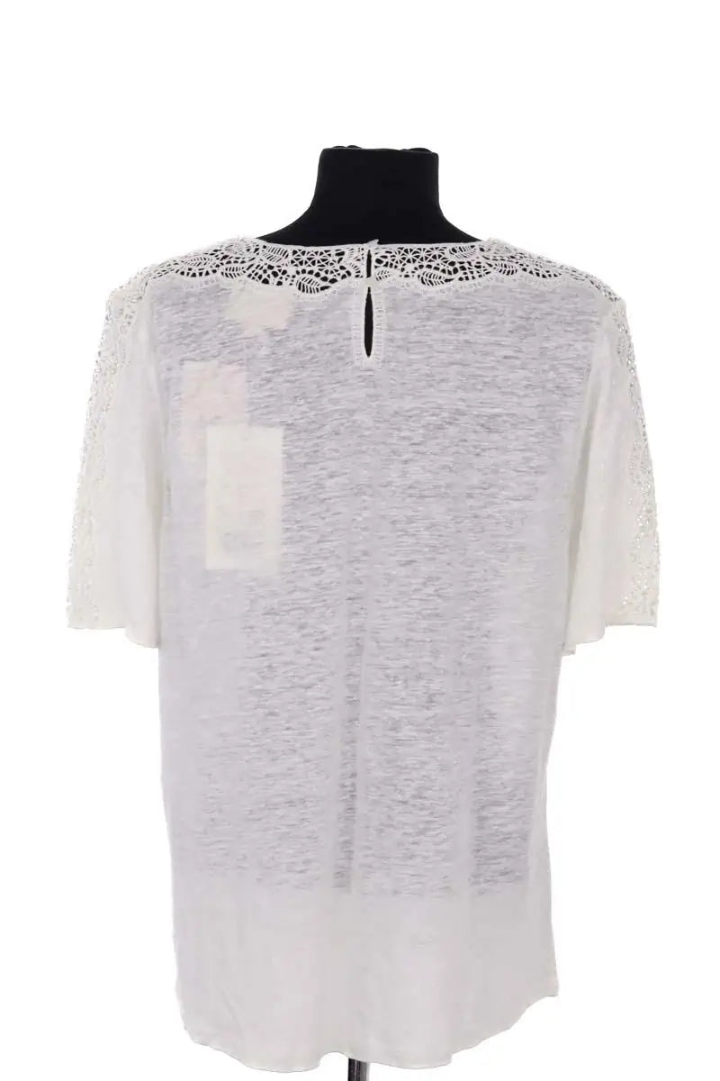 T-shirt Sézane Blanc en Coton