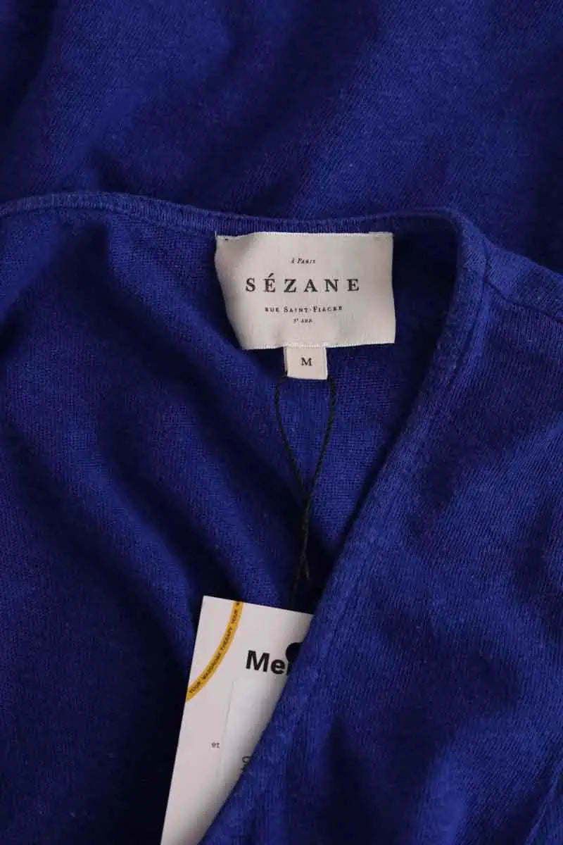 T-shirt Sézane Bleu en Coton