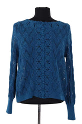 T-shirt Sézane Bleu en Coton, taille S - Seconde Main