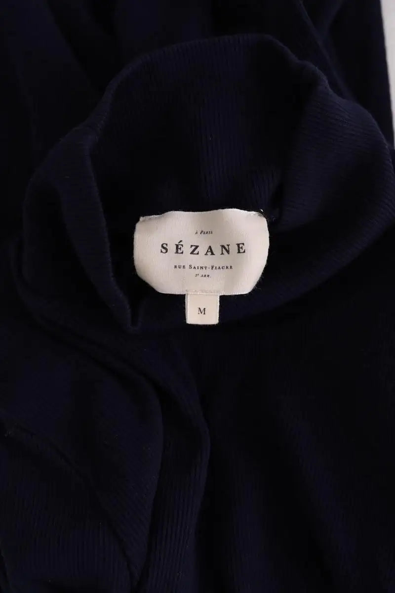 T-shirt Sézane Marine en Coton