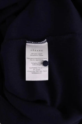T-shirt Sézane Marine en Coton