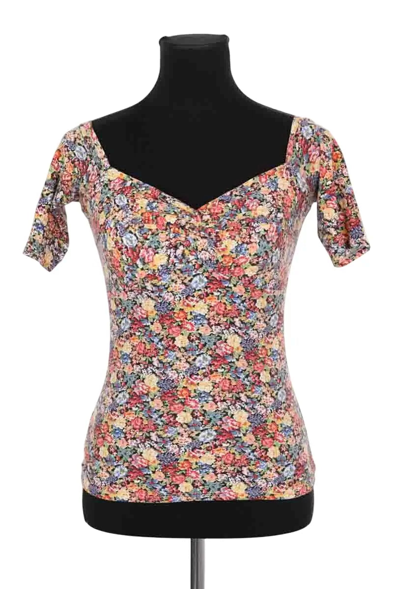 T-shirt Sézane Multicolore en Coton, taille XS - Seconde Main