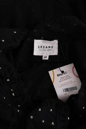 T-shirt Sézane Noir en Coton