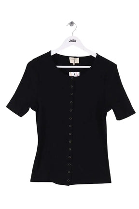 T-shirt Sézane Noir en Coton, taille XXL - Seconde Main