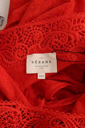T-shirt Sézane Rouge en Coton