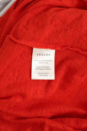 T-shirt Sézane Rouge en Coton
