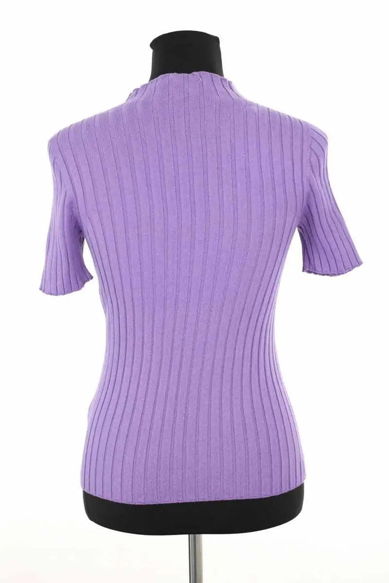T-shirt Sézane Violet en Laine