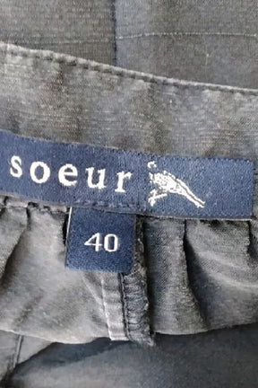 T-shirt Soeur Bleu en Soie