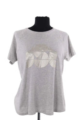 T-shirt Soeur Gris en Coton, taille XL - Seconde Main