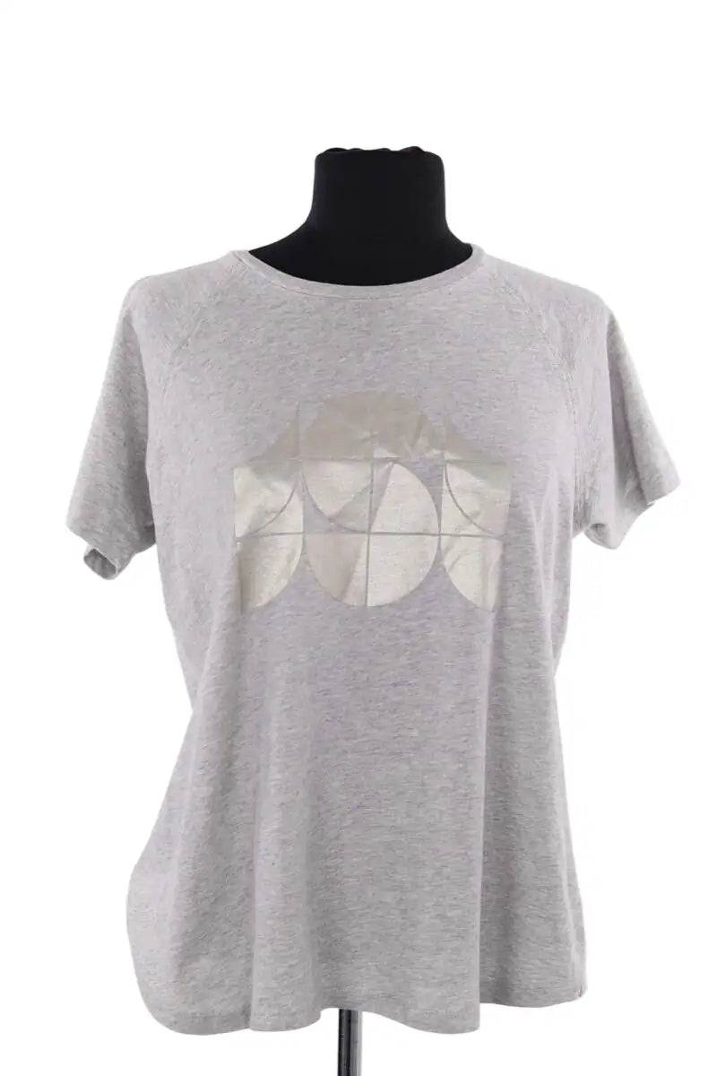 T-shirt Soeur Gris en Coton, taille XL - Seconde Main
