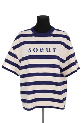 T-shirt Soeur Marine en Coton, taille S - Seconde Main