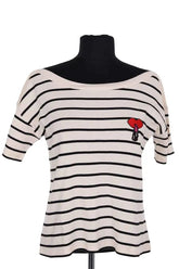 T-shirt Sonia Rykiel Beige en Coton, taille L - Seconde Main