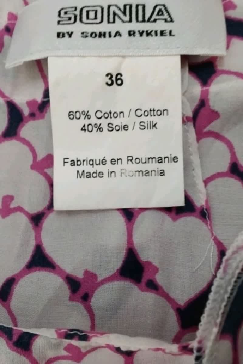 T-shirt Sonia Rykiel Rose en Coton