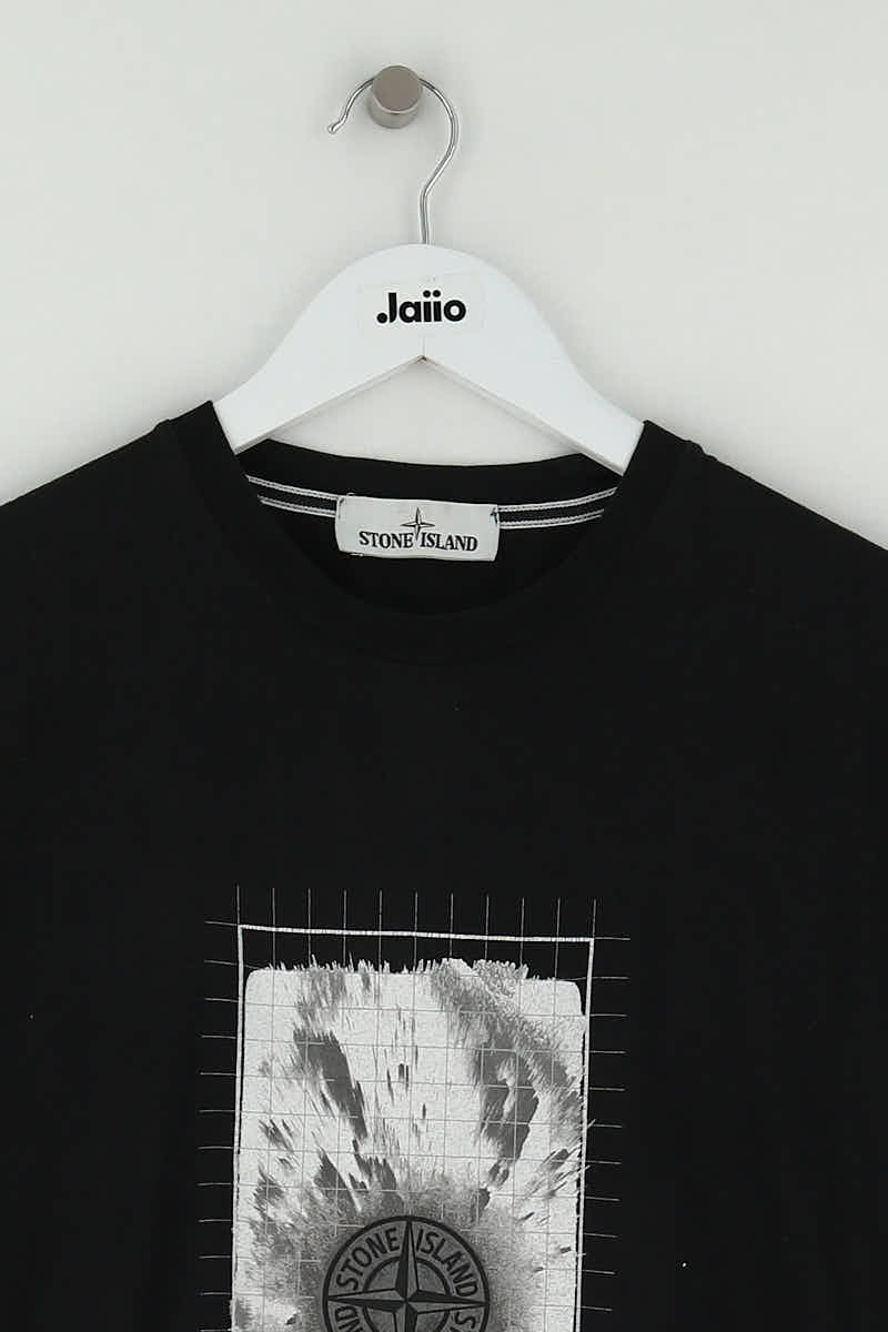 T-shirt Stone Island Noir en Coton
