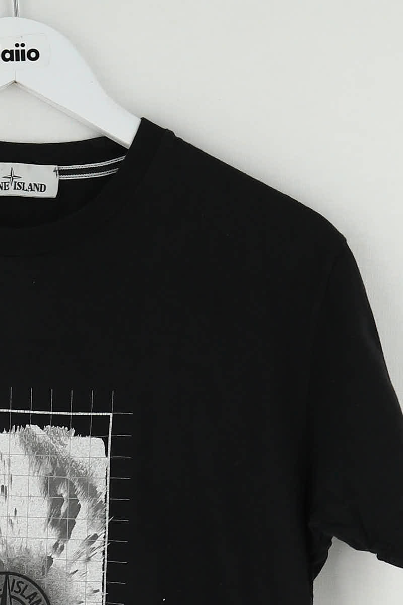 T-shirt Stone Island Noir en Coton