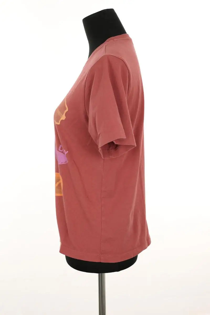 T-shirt Tara Jarmon Rose en Coton