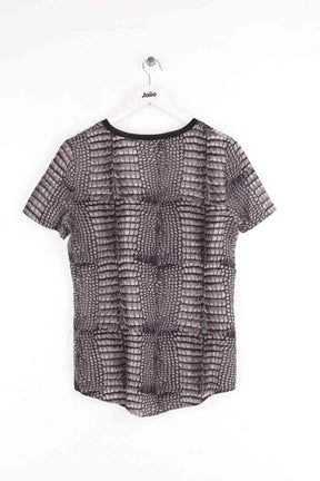T-shirt The Kooples Anthracite en Synthétique