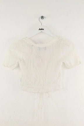 T-shirt The Kooples Blanc en Coton