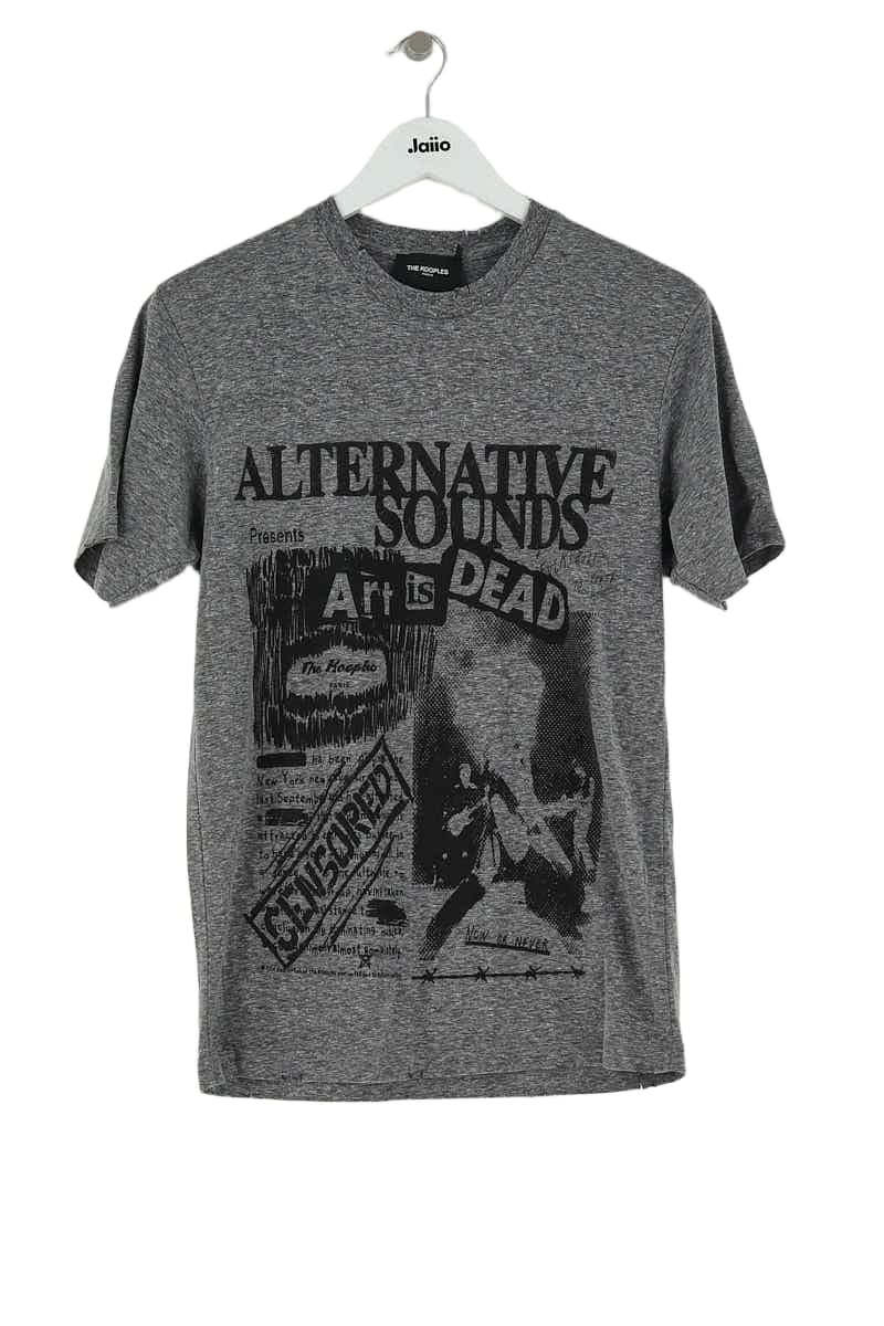 T-shirt The Kooples Gris en Polyester, taille S - Seconde Main