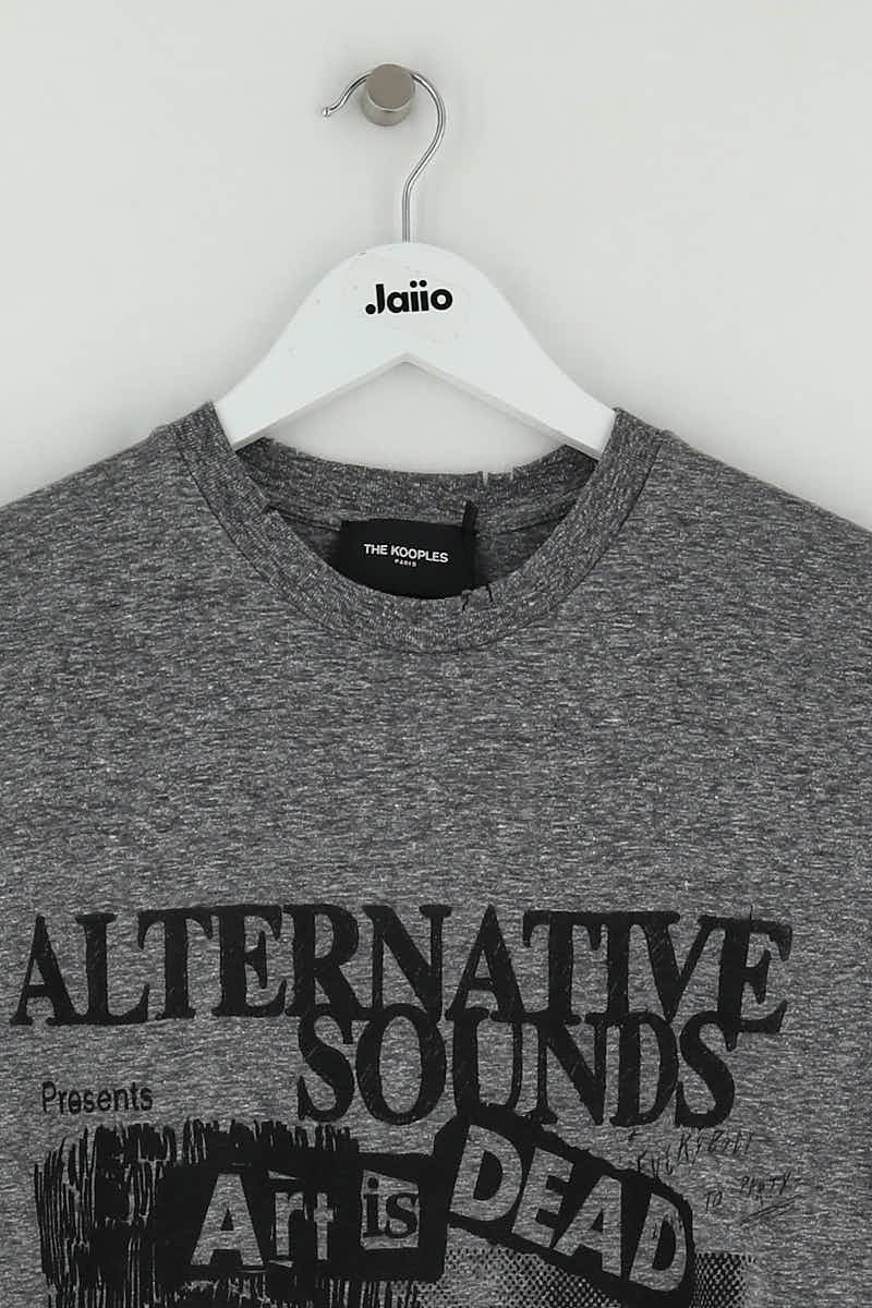 T-shirt The Kooples Gris en Polyester