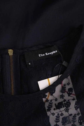 T-shirt The Kooples Marine en Soie