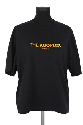 T-shirt The Kooples Noir en Coton, taille S - Seconde Main