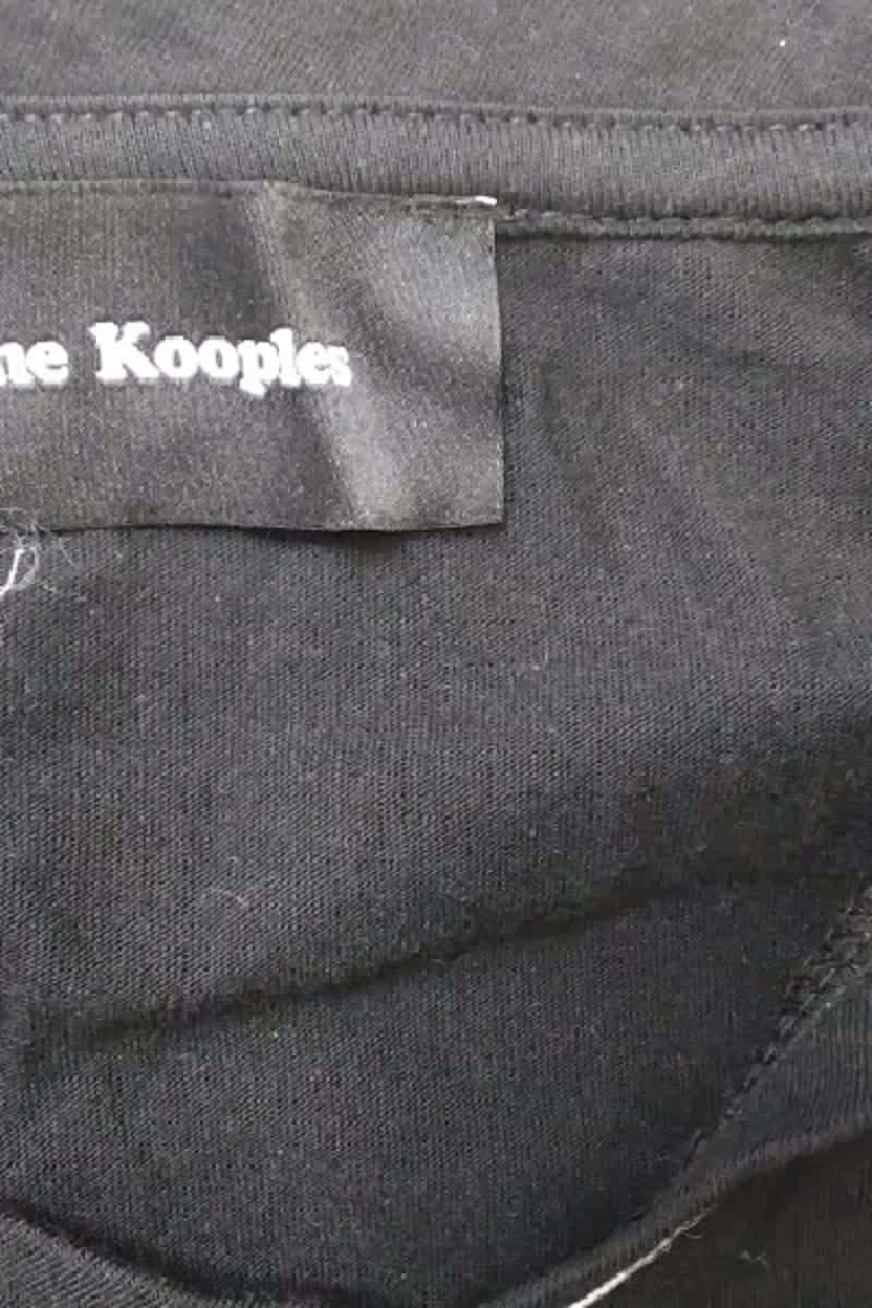 T-shirt The Kooples Noir en Coton