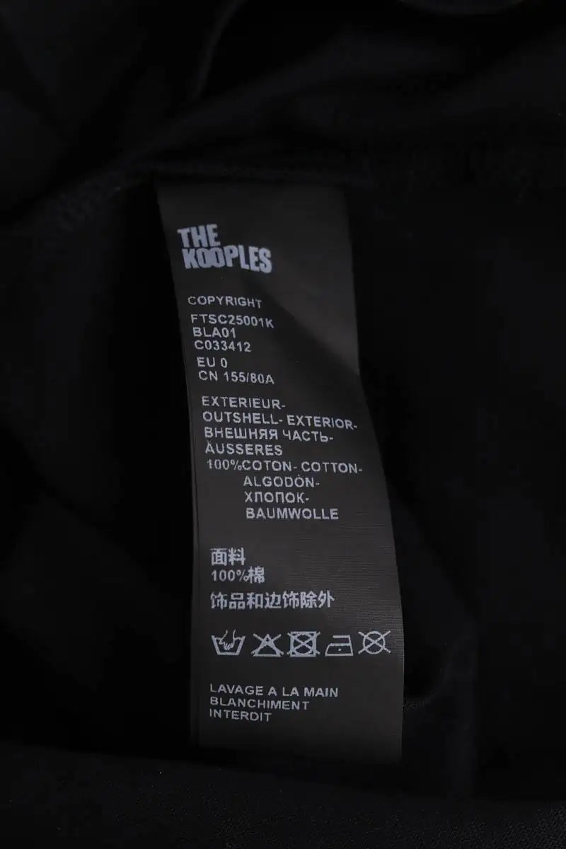 T-shirt The Kooples Noir en Coton