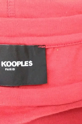 T-shirt The Kooples Rouge en Coton