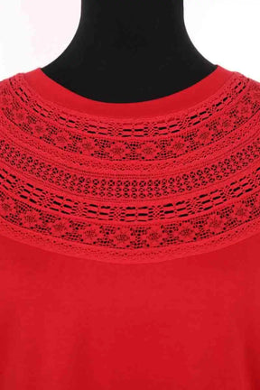 T-shirt The Kooples Rouge en Coton