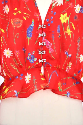 T-shirt The Kooples Rouge en Polyester