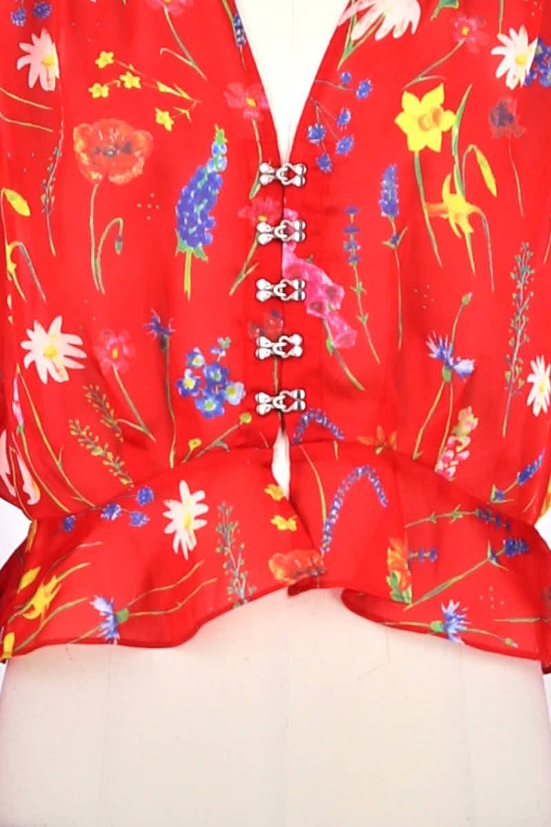 T-shirt The Kooples Rouge en Polyester