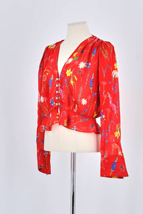 T-shirt The Kooples Rouge en Polyester