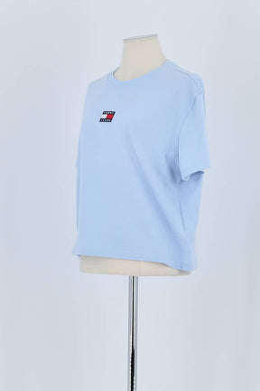 T-shirt Tommy Hilfiger Bleu en Coton