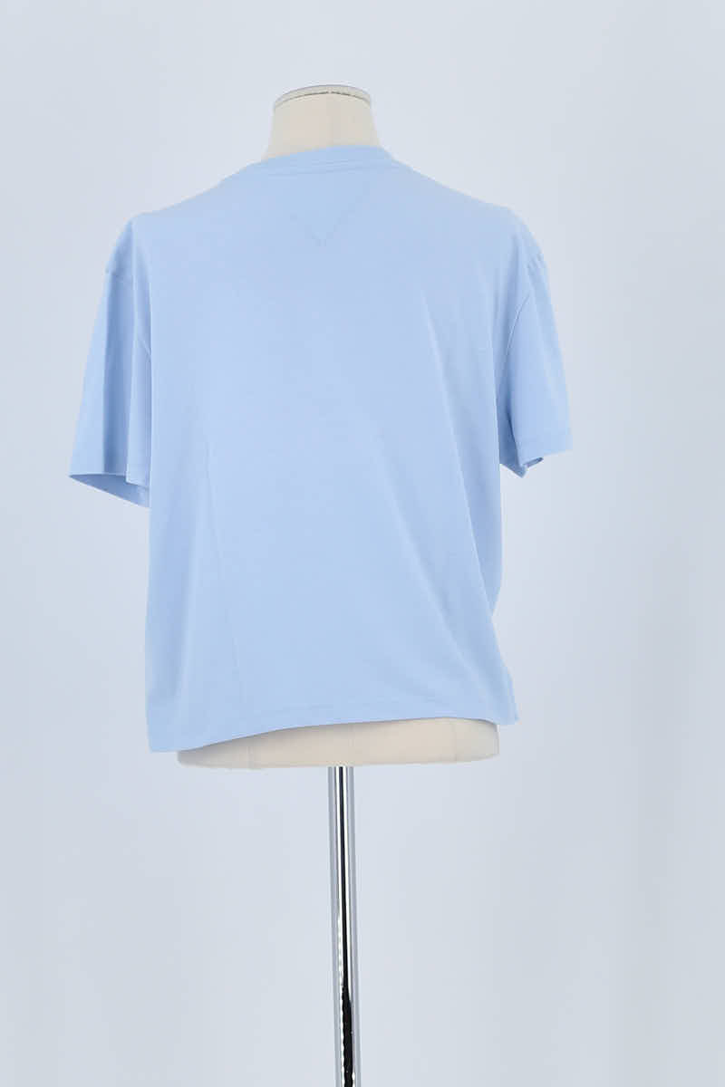 T-shirt Tommy Hilfiger Bleu en Coton